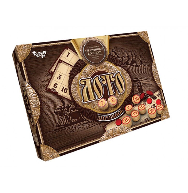 Купити Настільна гра "Лото Дорожнє" Danko Toys DTG51 Різнокольоровий Артикул: 2400582677016