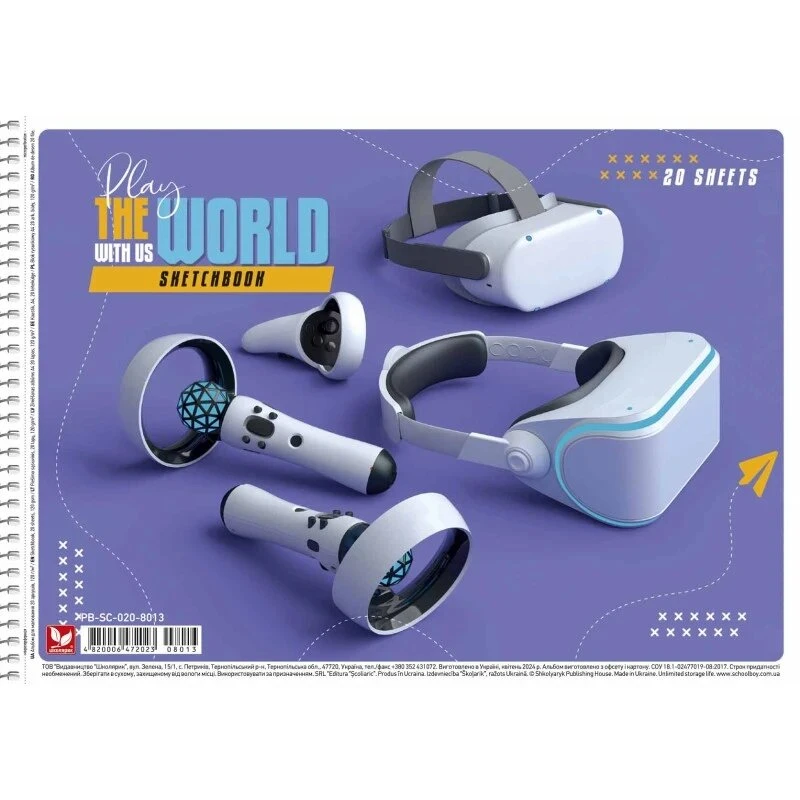 Альбом для рисования Star PB-SC-020-8013 Разноцветный (2000990677525)(SC)