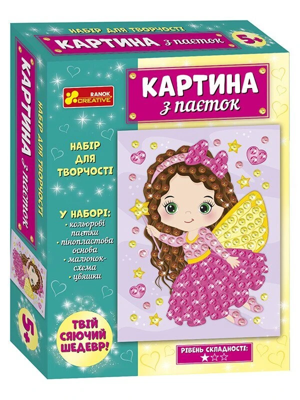 Картина из паеток Фея Ranok-Creative 10100586У