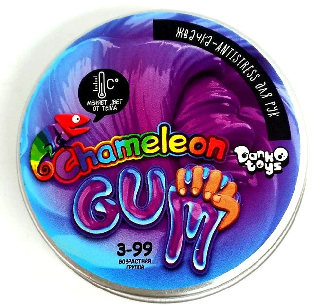 Жевательная резинка для рук «Chameleon Gum» ChGUM-01-01U,02U,03U,04U Разноцветный