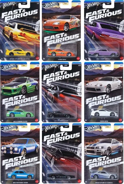 Коллекционная модель машинки «Форсаж» Hot Wheels HNW46 Разноцветный