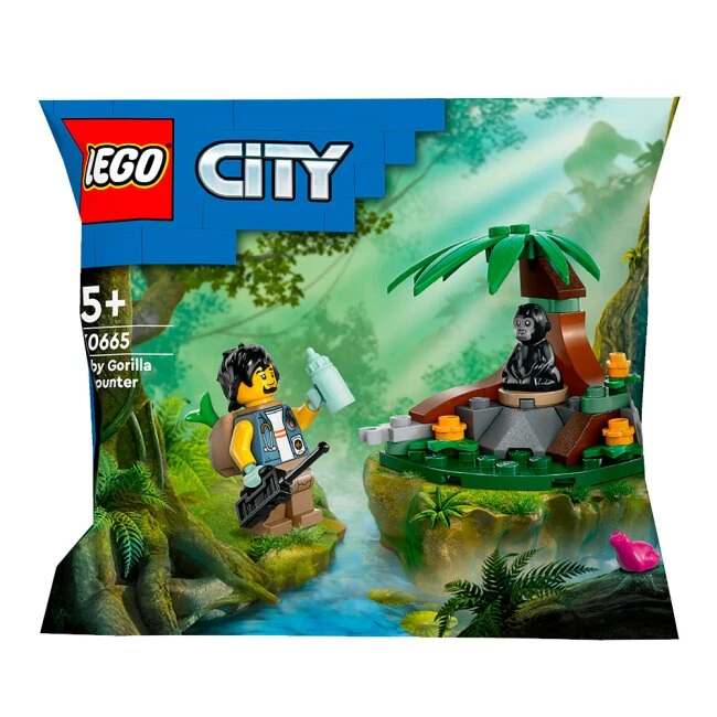 Конструктор LEGO Встреча с малышом гориллы 30665 34 детали Разноцветный