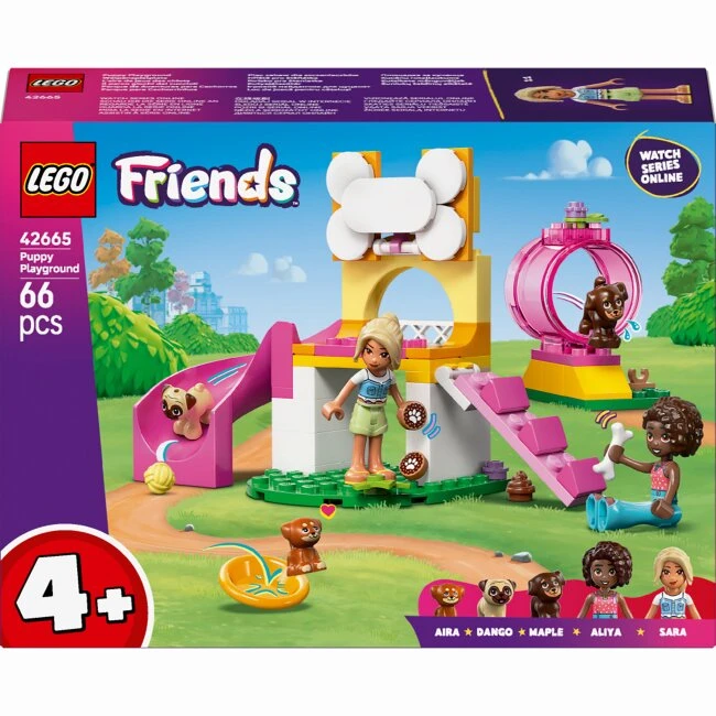 Конструктор LEGO Игровая площадка для щенков 42665 66 деталей Разноцветный
