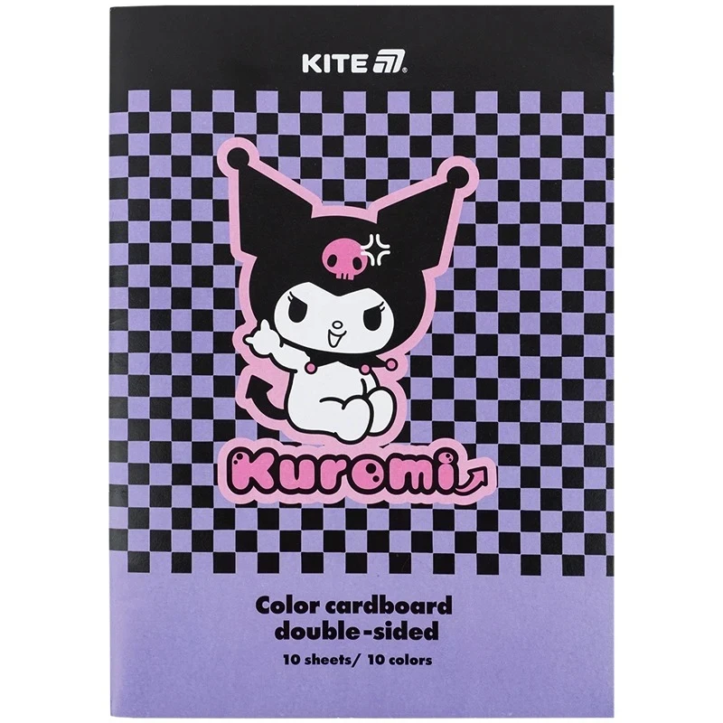 Картон цветной двусторонний Kuromi Kite HK24-255-2 10 цветов