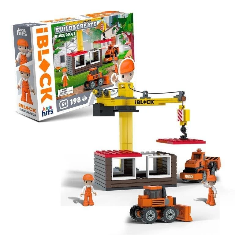 Игрушка конструктор Kids hits IBLOCK JUNIOR KH53/003/2 Разноцветный