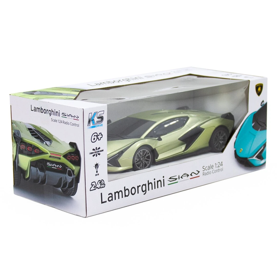Автомобиль KS DRIVE на р/у – LAMBORGHINI SIAN (1:24, 2.4Ghz) 124GLSG Зеленый (6900007341394)  Фото №0