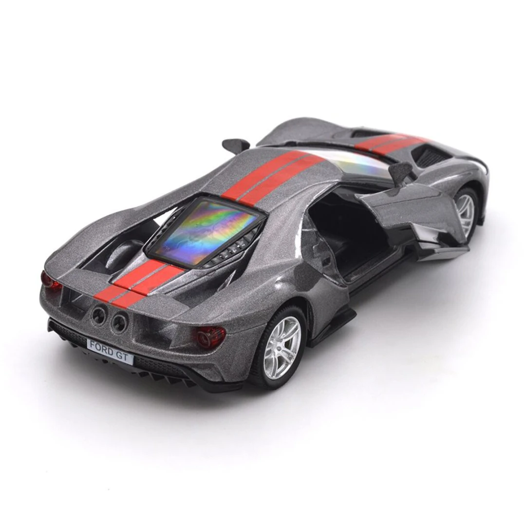 Автомодель Ford GT 2019 TechnoDrive 250338U Серый (4895065079445)  Фото №6