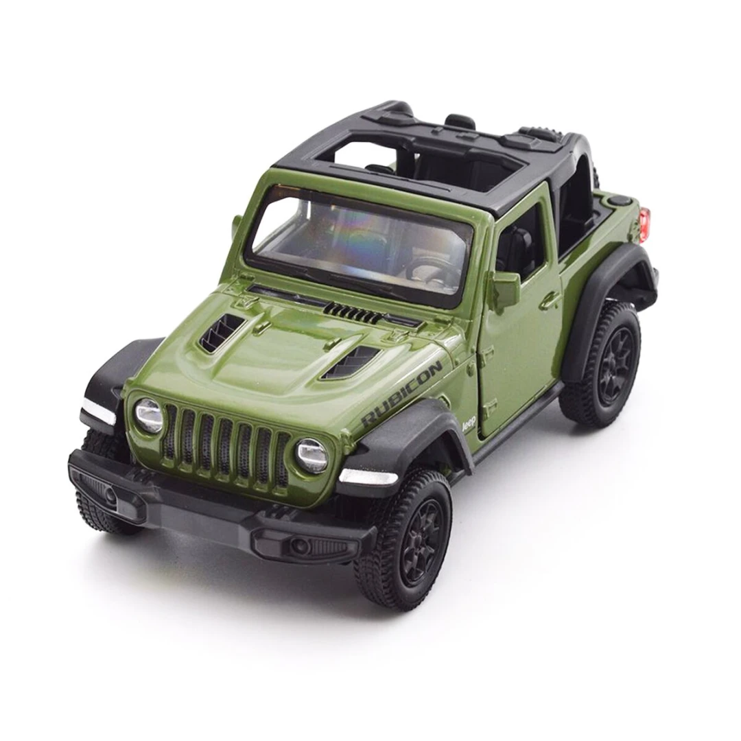 Автомодель Jeep Wrangler Rubicon 2021 TechnoDrive 250339U Зелений (4895065079452)