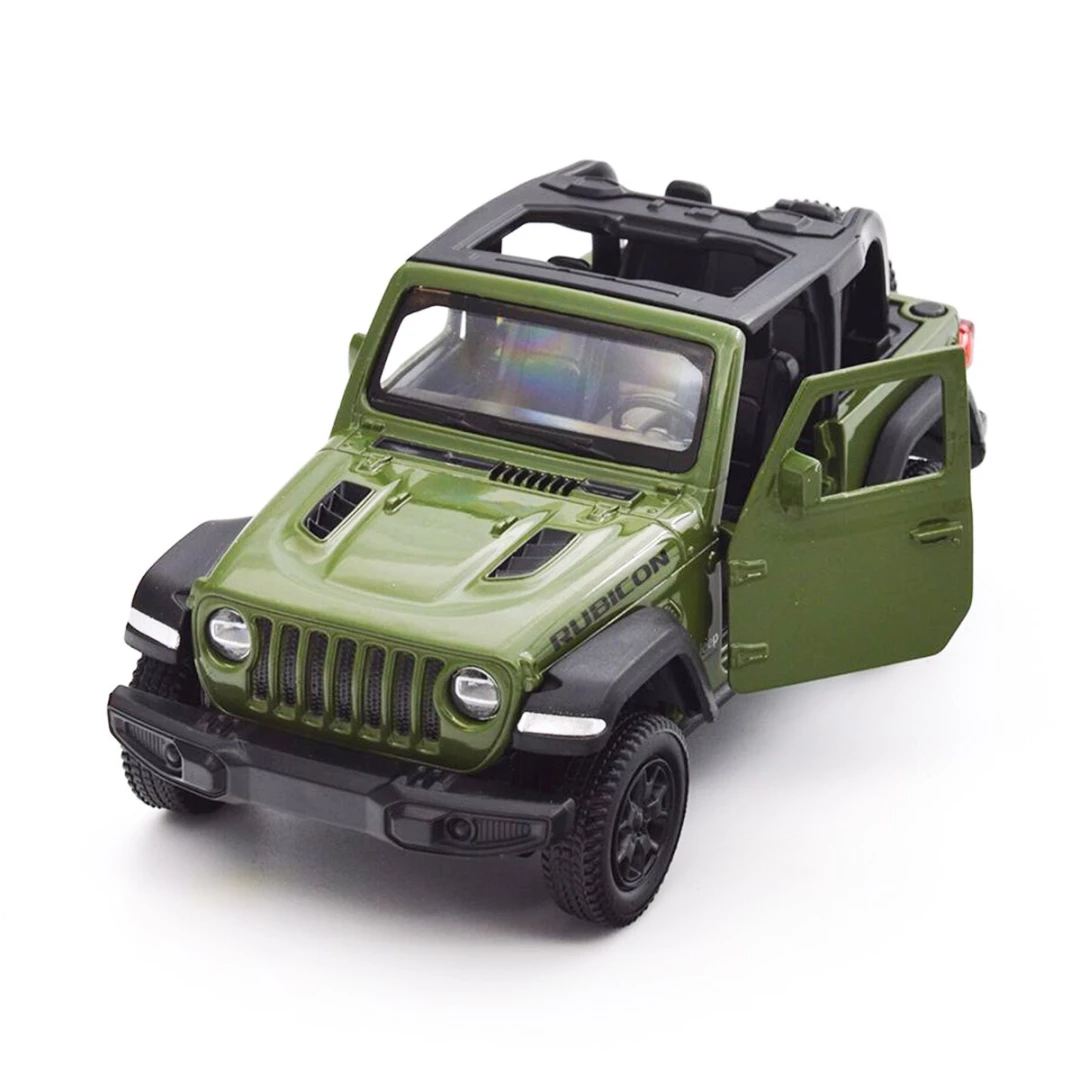 Автомодель Jeep Wrangler Rubicon 2021 TechnoDrive 250339U Зелений (4895065079452)  Фото №5