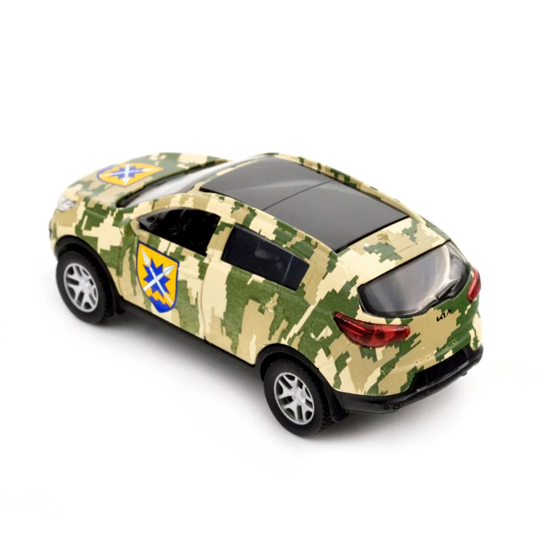 Автомодель &quot;Шеврони Героїв&quot; Kia Sportage R &quot;56 ОМПБр&quot; TechnoDrive 250362M Різнокольоровий (6900007419727)  Фото №7