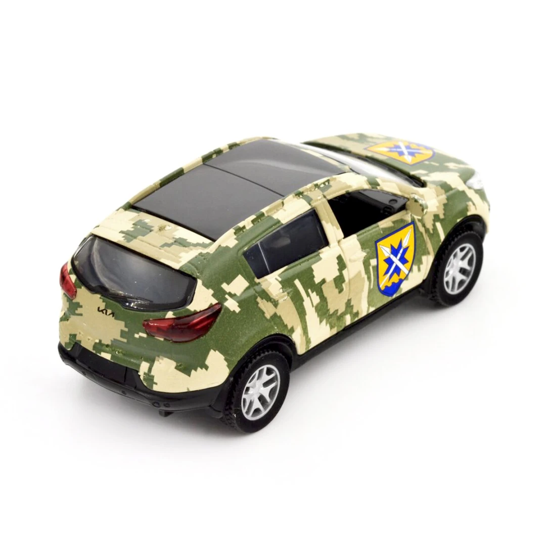 Автомодель &quot;Шеврони Героїв&quot; Kia Sportage R &quot;56 ОМПБр&quot; TechnoDrive 250362M Різнокольоровий (6900007419727)  Фото №9