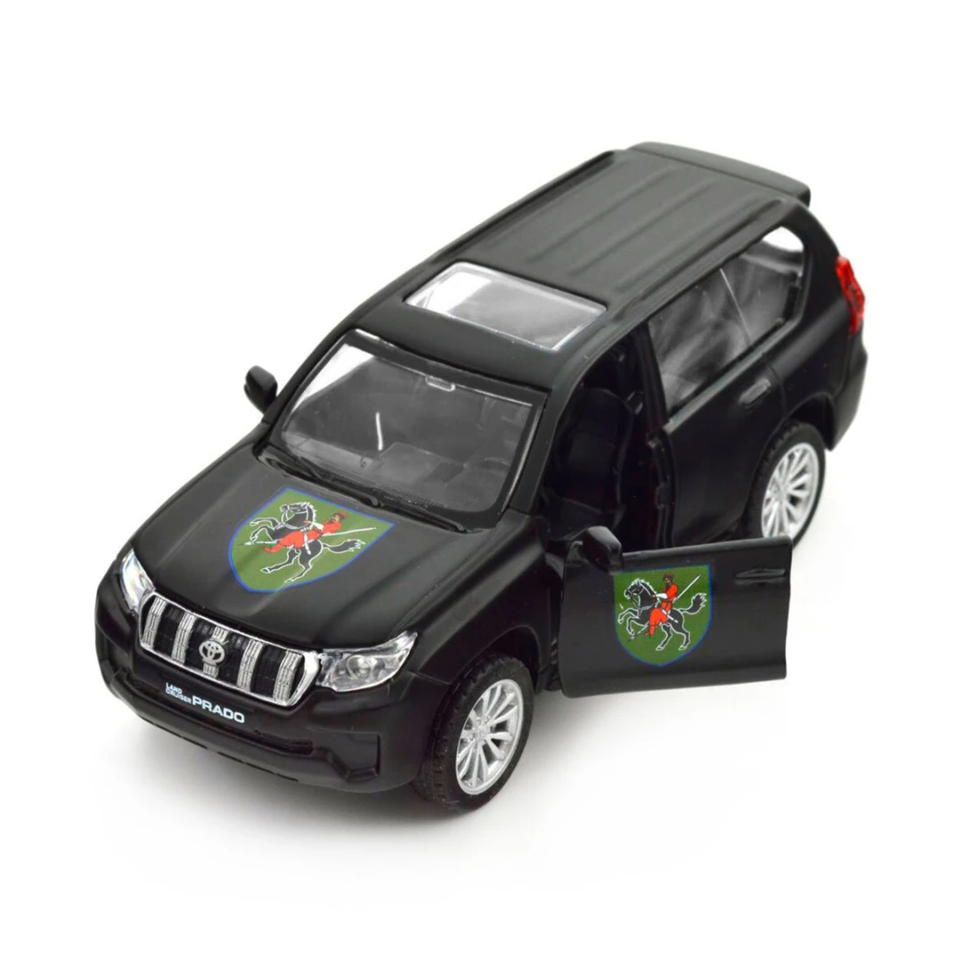 Автомодель &quot;Шеврони Героїв&quot; Toyota Land Cruiser Prado &quot;110 ОМБр&quot; TechnoDrive 250359M Чорний (6900007377201)  Фото №13
