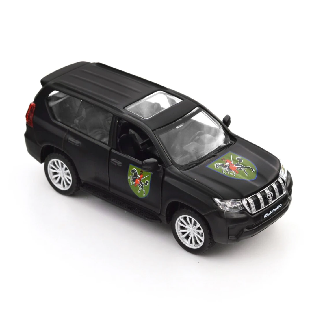 Автомодель &quot;Шеврони Героїв&quot; Toyota Land Cruiser Prado &quot;110 ОМБр&quot; TechnoDrive 250359M Чорний (6900007377201)  Фото №11