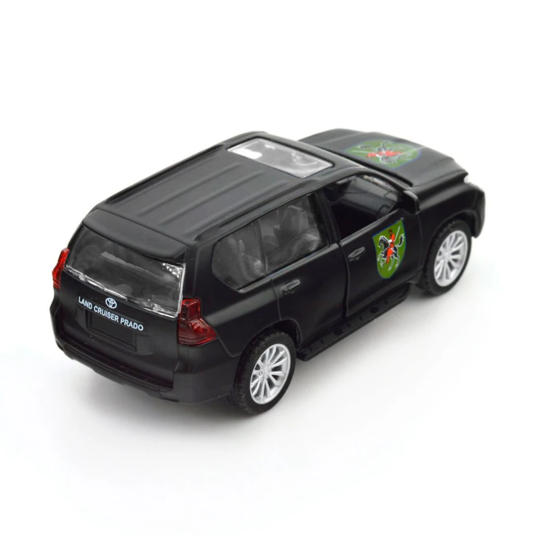 Автомодель &quot;Шеврони Героїв&quot; Toyota Land Cruiser Prado &quot;110 ОМБр&quot; TechnoDrive 250359M Чорний (6900007377201)  Фото №9