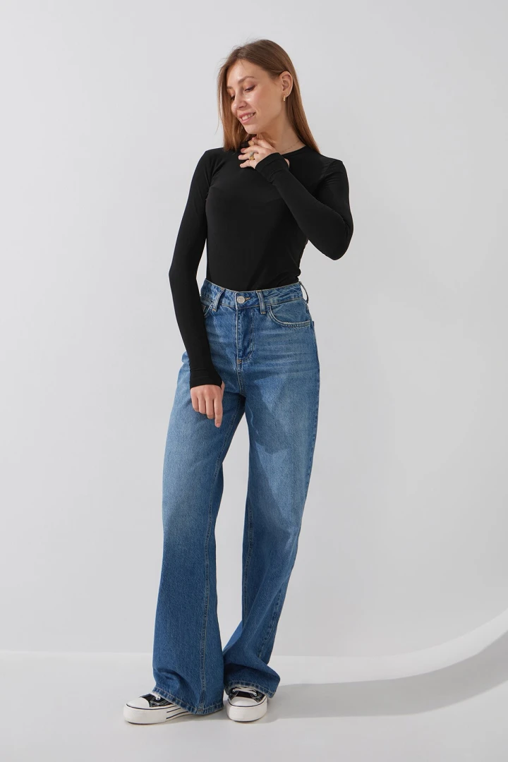 Боди однотонный женский LAWA WBC02452 XL Черный  Фото №1
