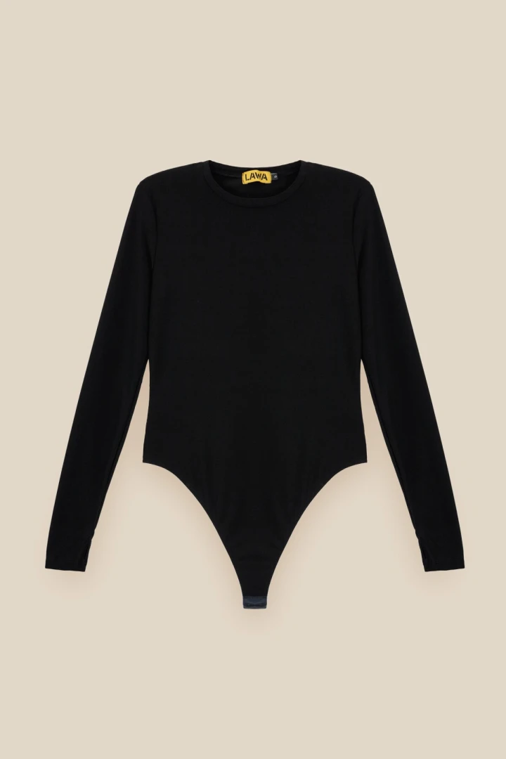 Боди однотонный женский LAWA WBC02452 XL Черный  Фото №5