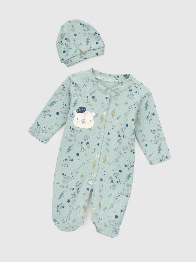 Чоловічок з шапкою Mini Papi 237 50 см М&#039;ятний (2000990489333D)