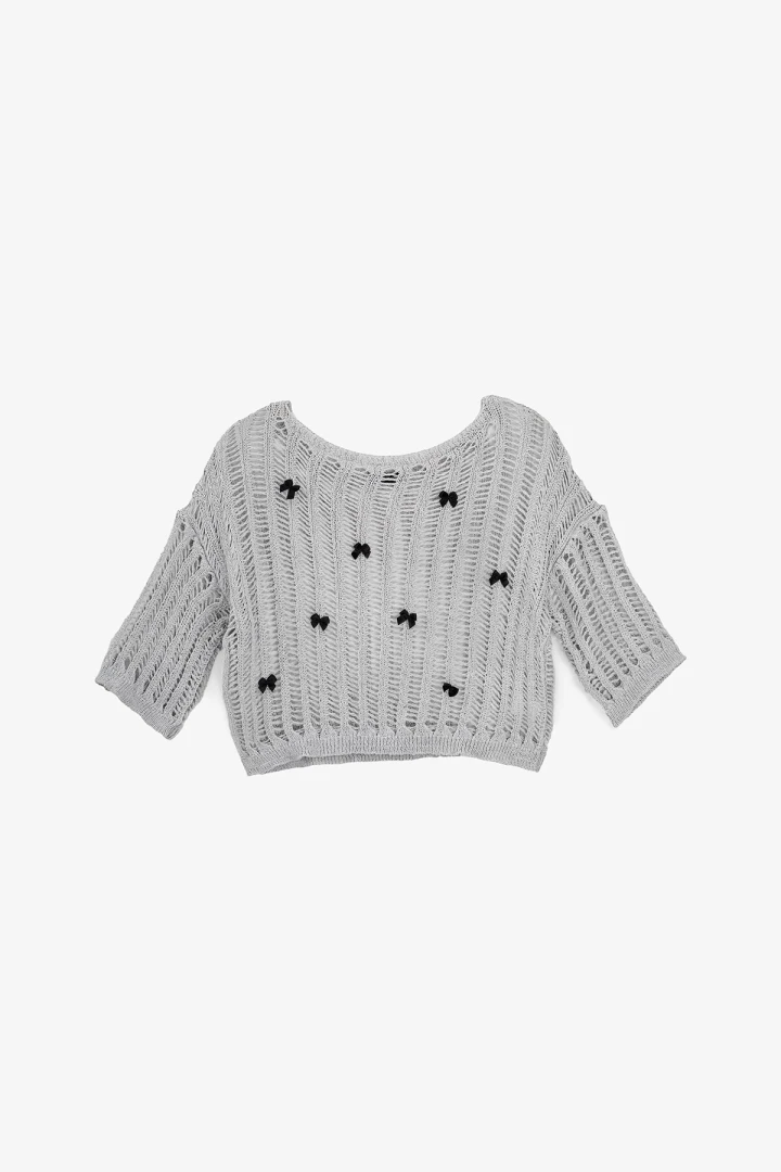 Джемпер однотонний жіночий Park karon 8277 One Size Сірий
