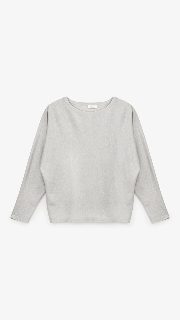 Джемпер однотонный женский YT15632 One Size Серый