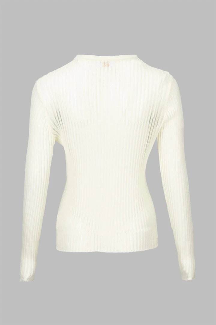 Джемпер жіночий Accordream T10413 One Size Молочний (2000990326539D)  Фото №5