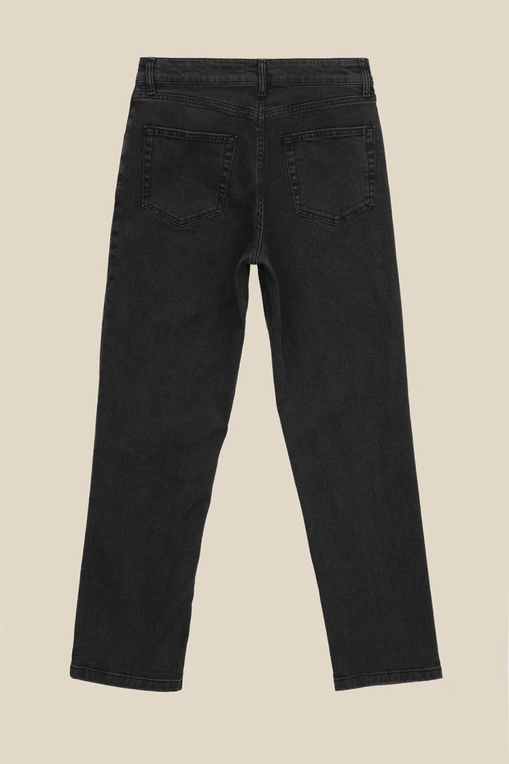 Джинсы Regular fit женские LAWA WBC02367 34 Графитовый  Фото №8