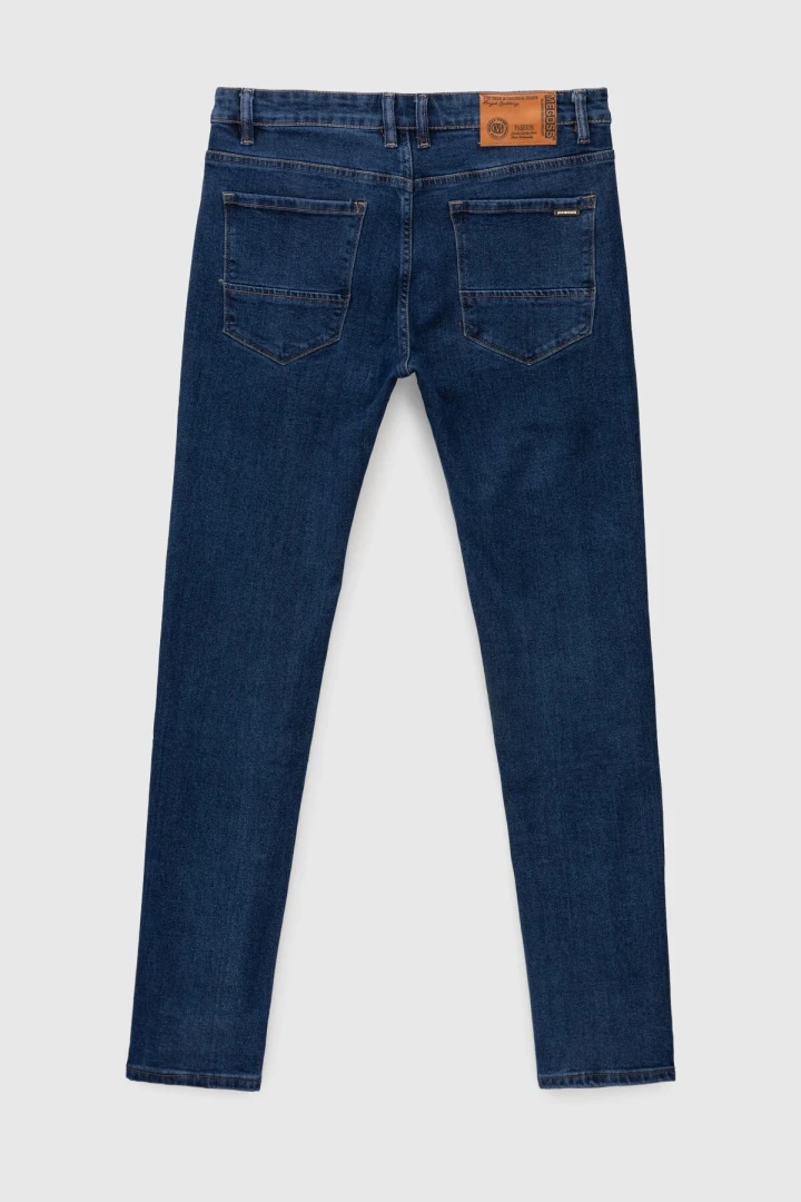 Джинсы Slim Fit мужские 2270 27 Синий (2000990729446D)  Фото №8