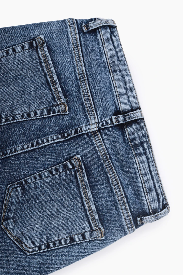 Джинси Slim Fit жіночі On me 2910 baza 32 Синій (2000989542148D)  Фото №8