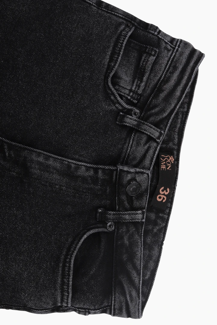 Джинси Slim Fit жіночі On me 3103 baza 32 Темно-сірий (2000989542063D)  Фото №5