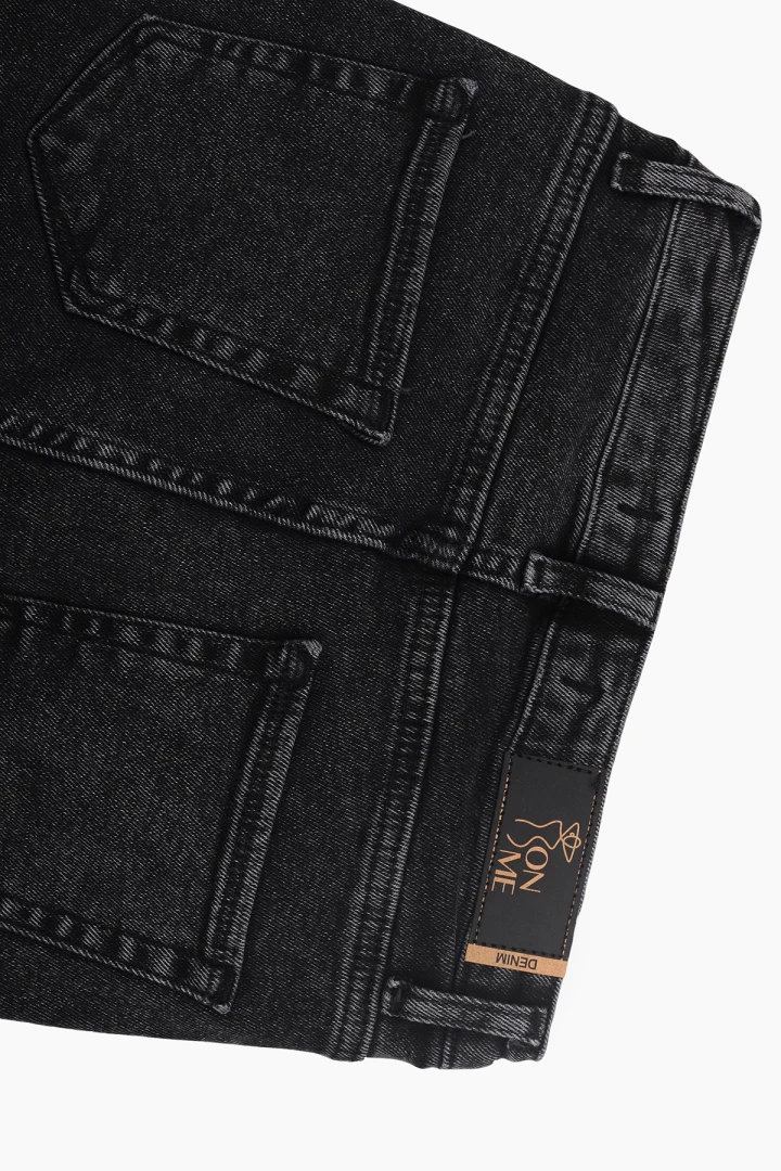 Джинси Slim Fit жіночі On me 3103 baza 32 Темно-сірий (2000989542063D)  Фото №7