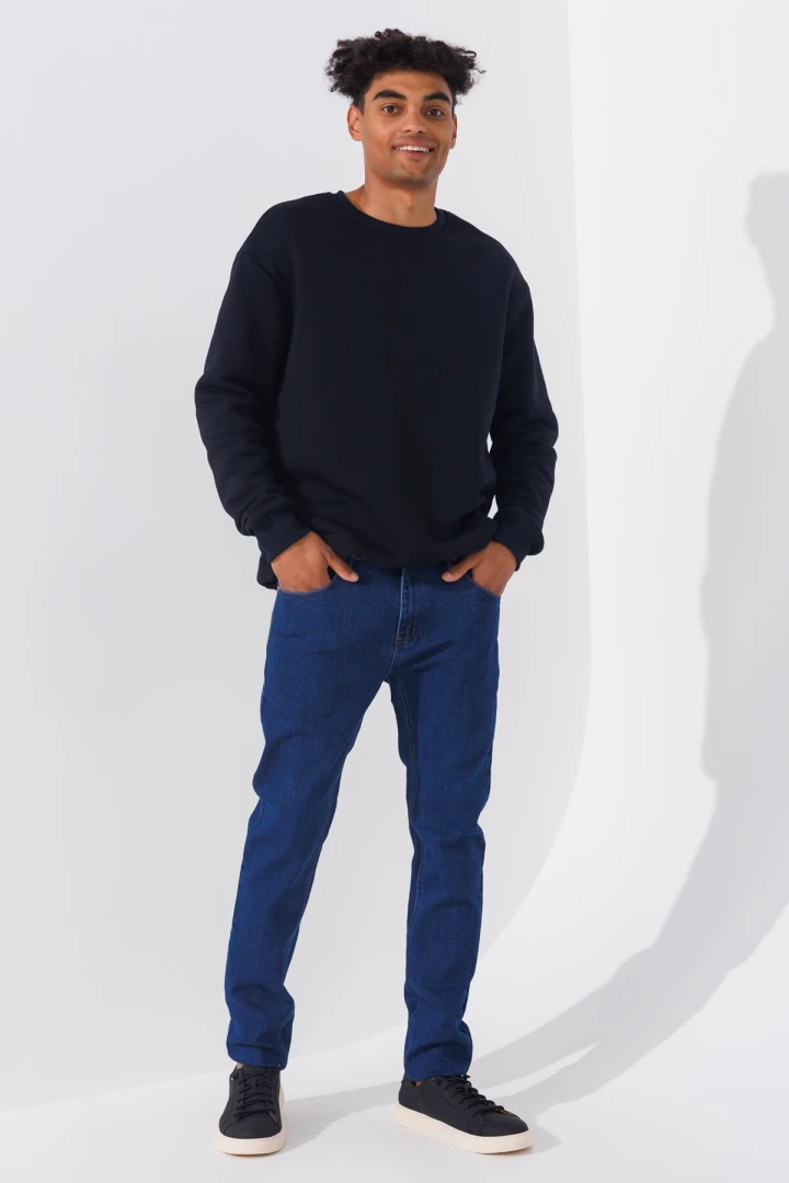 Джинсы Slim Fit мужские 2270 27 Синий (2000990729446D)  Фото №0