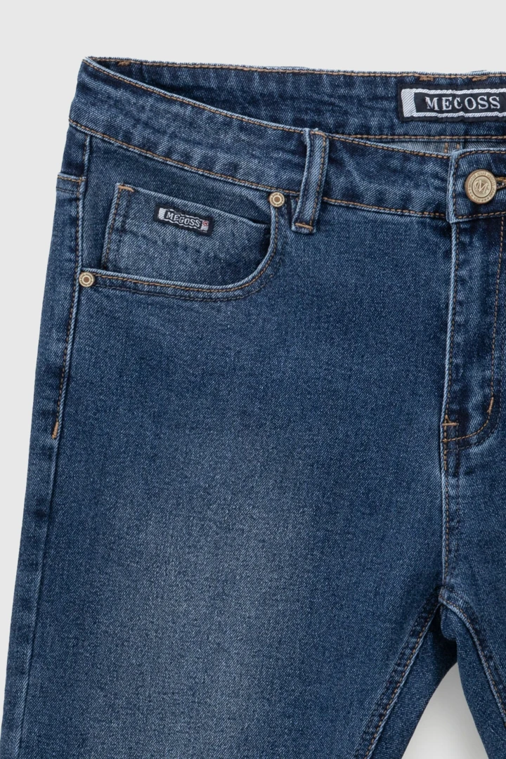 Джинси Slim Fit чоловічі 2271 27 Синій (2000990729361D)  Фото №5