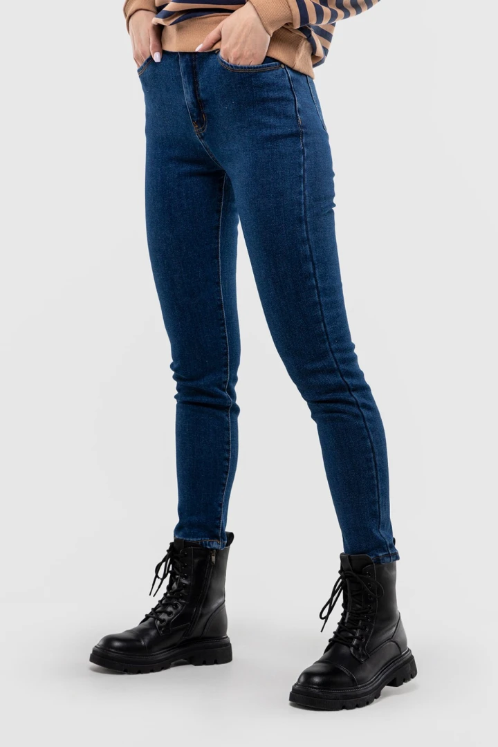 Джинсы Slim Fit женские 1067 26 Синий (2000990246776W)  Фото №0