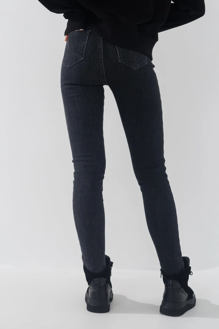 Джинси Slim Fit жіночі A7158 25 Сірий (2000990759863W)  Фото №2