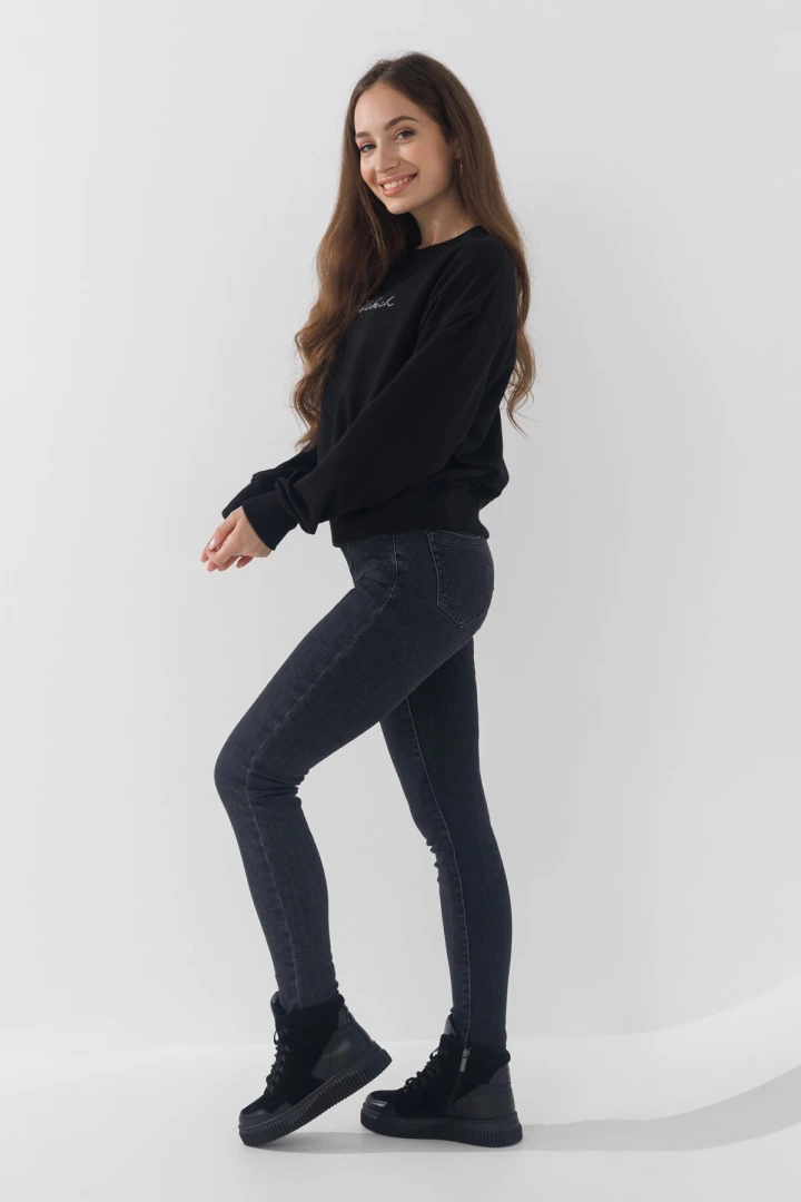 Джинси Slim Fit жіночі A7158 25 Сірий (2000990759863W)  Фото №0