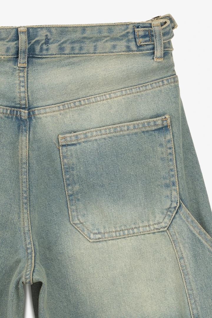 Джинси Baggy жіночі On me 4604 36 Блакитний  Фото №4