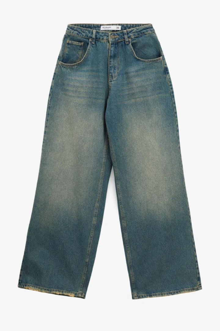 Джинси Baggy жіночі Zeo Basic 4708 42 Синій