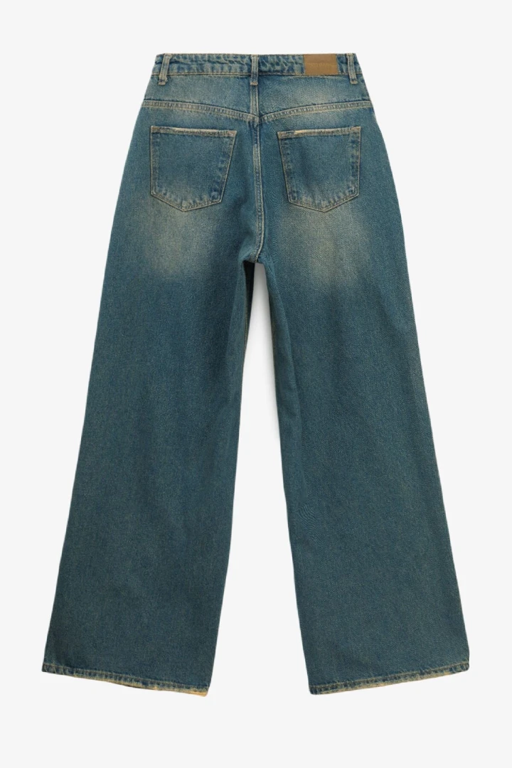 Джинси Baggy жіночі Zeo Basic 4708 42 Синій  Фото №3