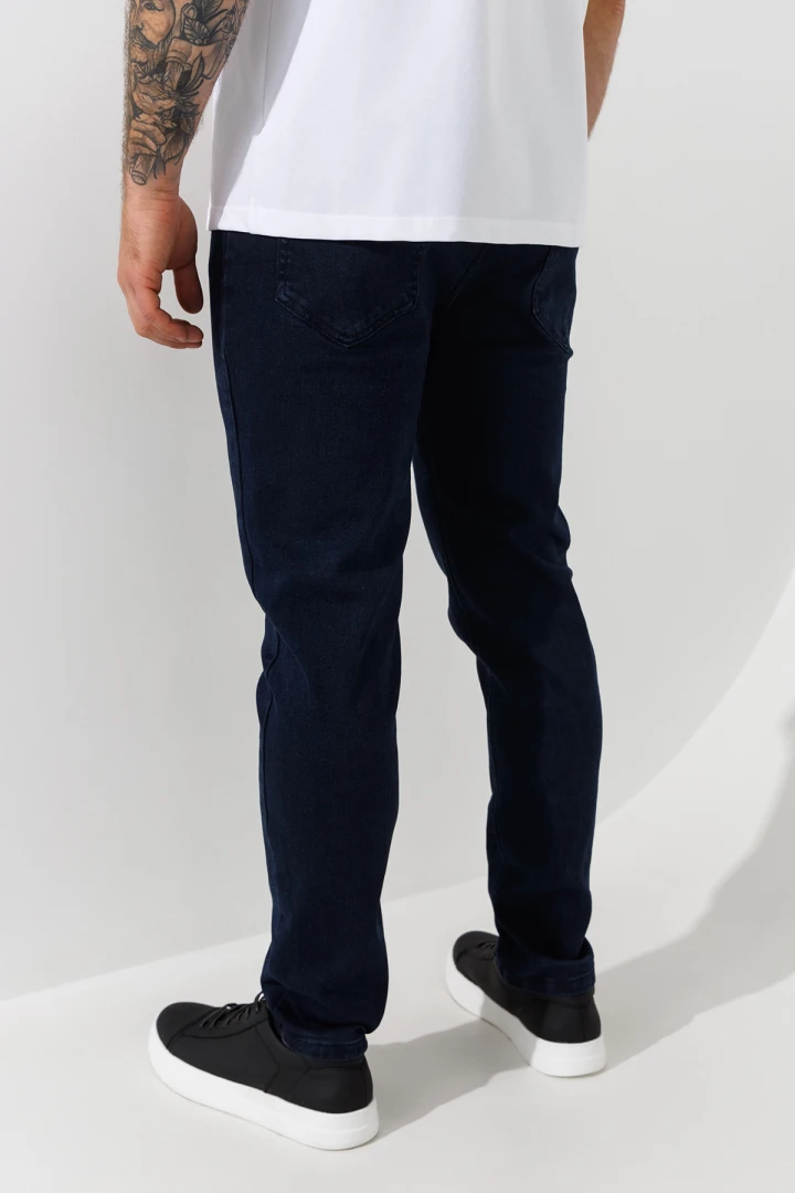 Джинсы Slim Fit мужские 889 29 Темно-синий  Фото №2