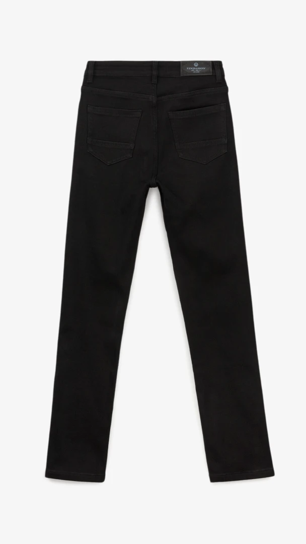 Джинсы Slim Fit женские Vindasion 4031 25 Черный  Фото №3