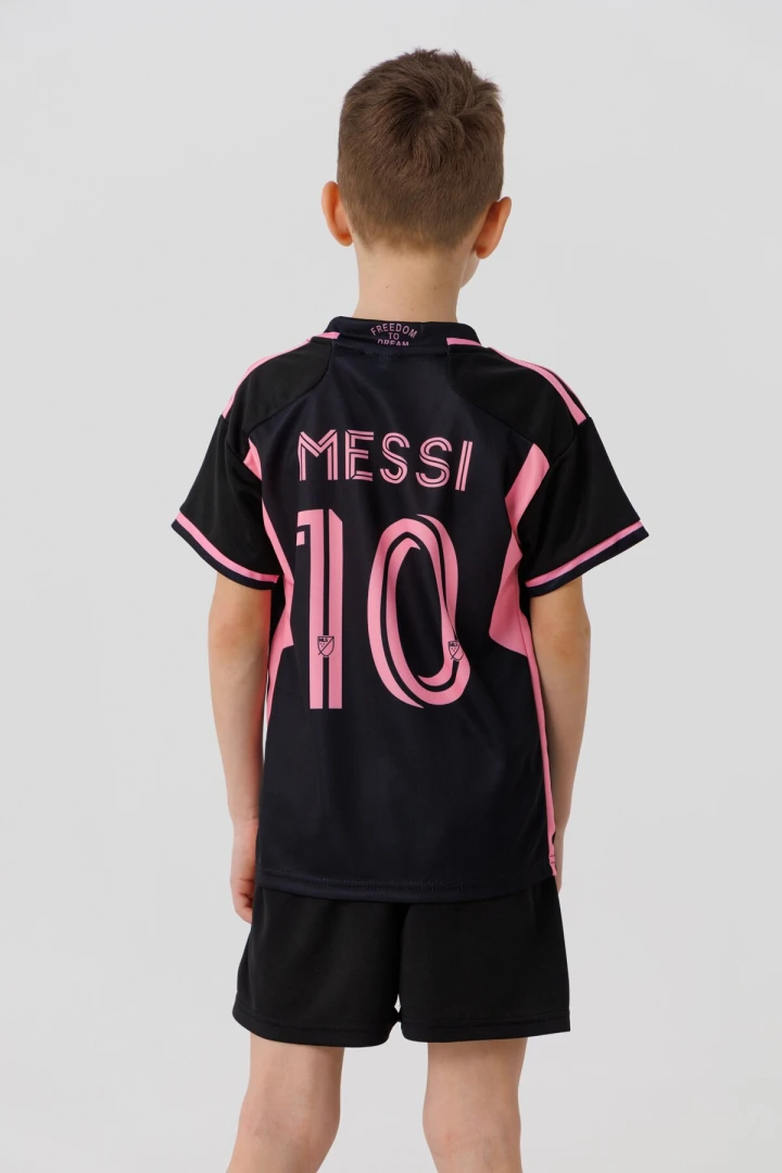 Футбольна форма для хлопчика BLD INTER MESSI 116 см Чорний  Фото №1