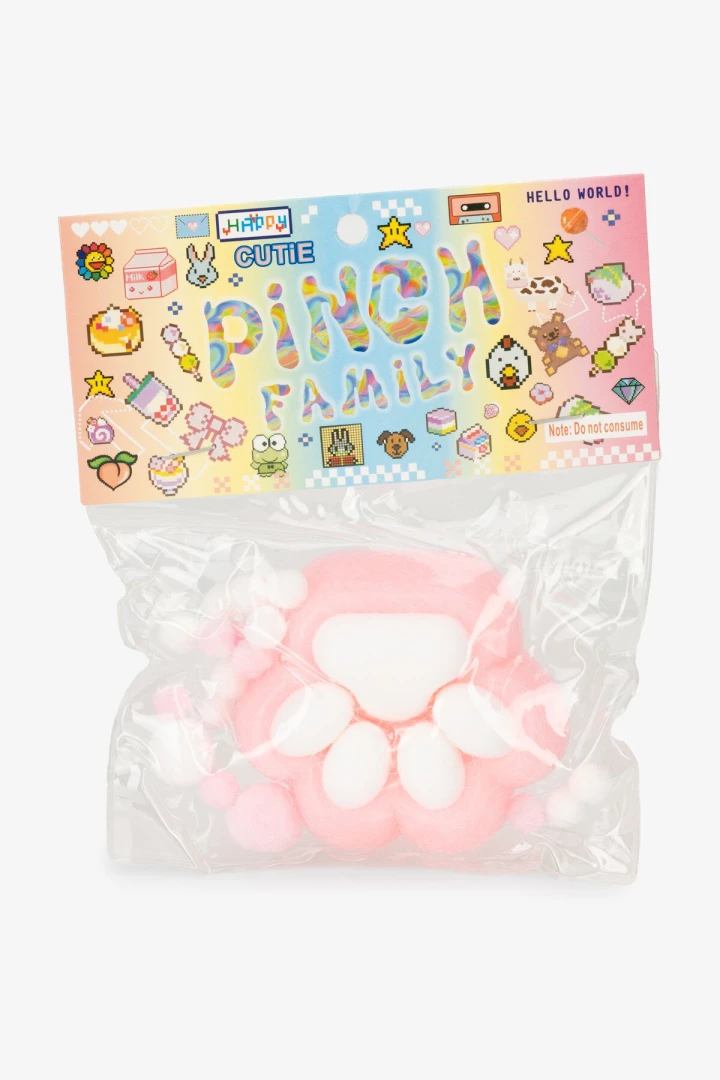 Игрушка антистресс «Лапка» 23045 Розовый