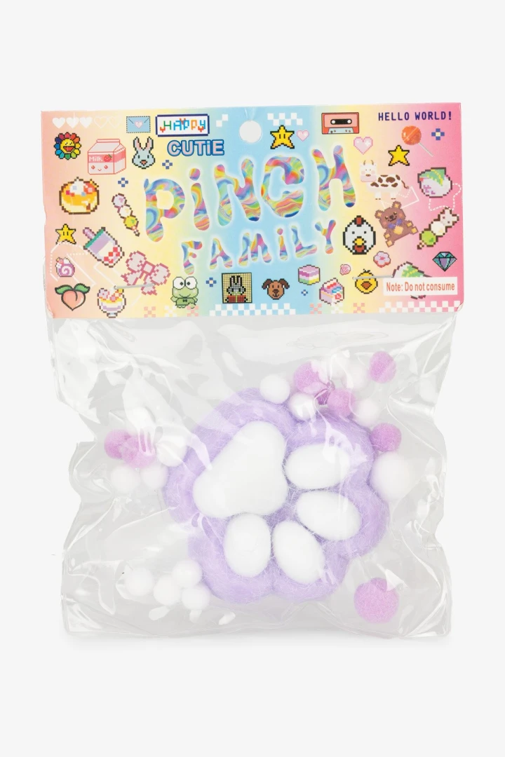 Игрушка антистресс «Лапка» 23045 Сиреневый