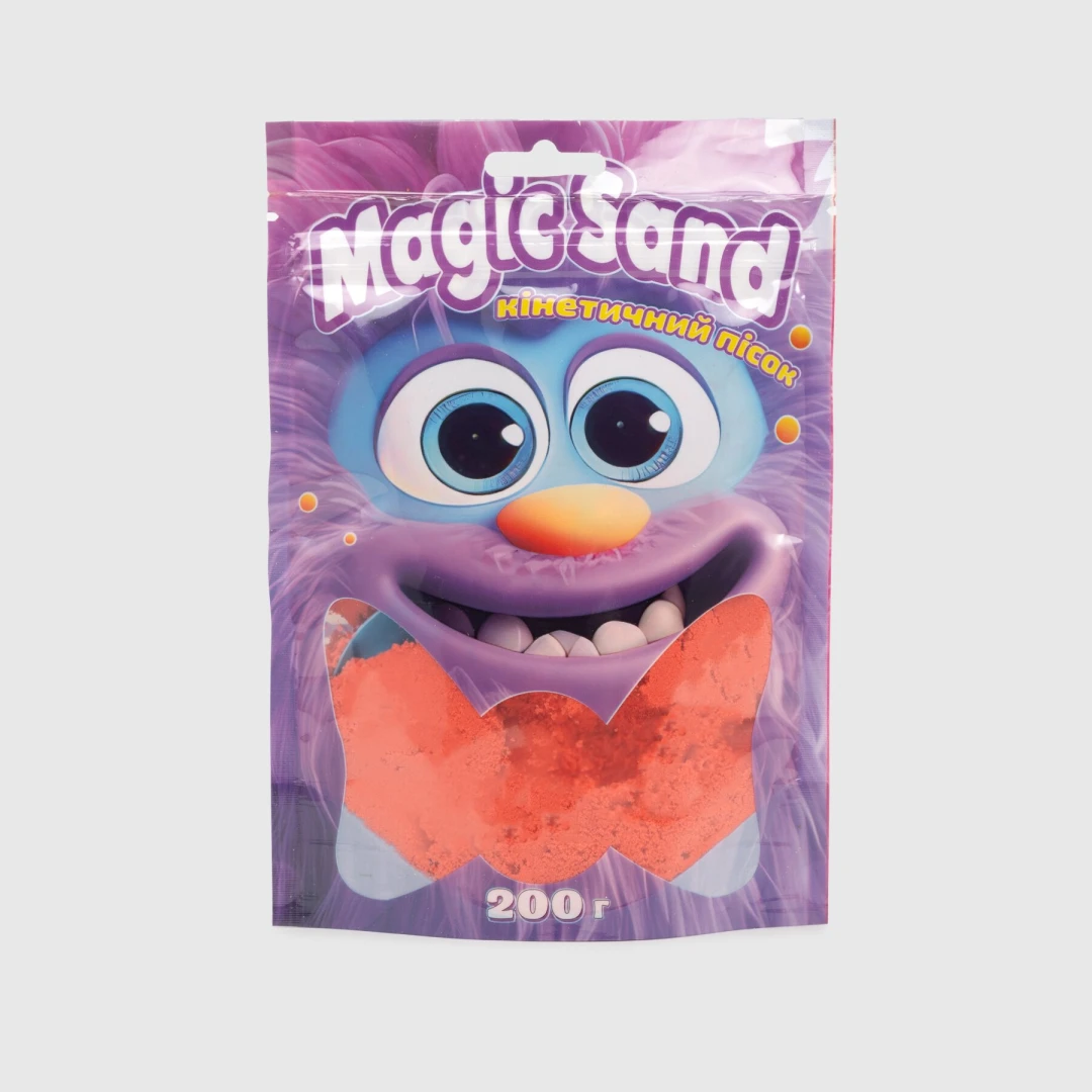 Кинетический песок &quot;Magic sand в пакете&quot; STRATEG 39401-6 Красный (4823113865078)