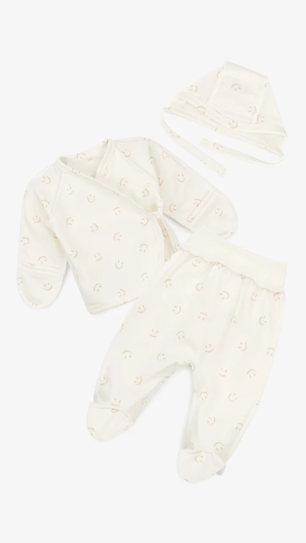 Комплект 3-х предметный для малышей Baby Life А-305 50 см Молочный