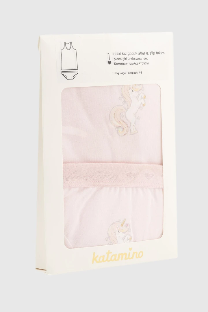 Комплект белья для девочки Katomino K128387 134-140 см Розовый (2000990444974A)  Фото №8