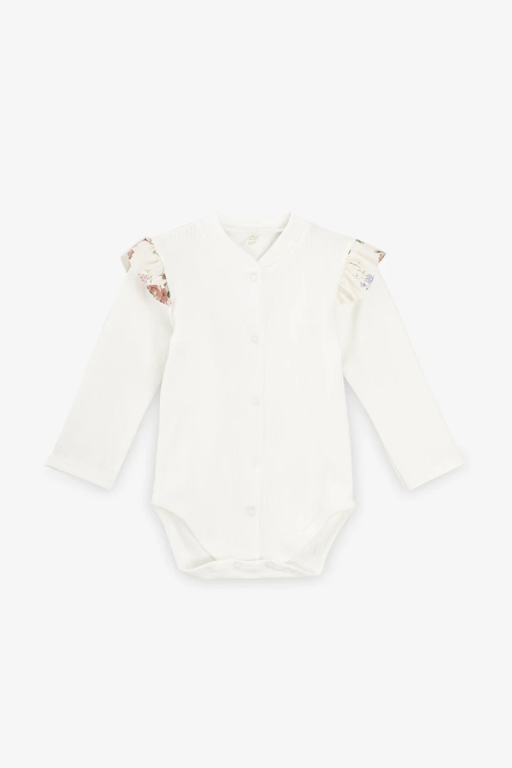 Костюм боді+штани+пов&#039;язка для дівчинки Baby Life 945-1 68 см Рожевий  Фото №4
