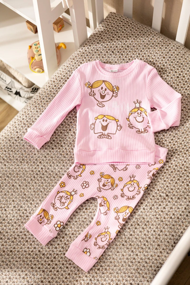 Костюм (світшот+штани) для дівчинки Baby Show 0003 86 см Рожевий (2000990338709D)