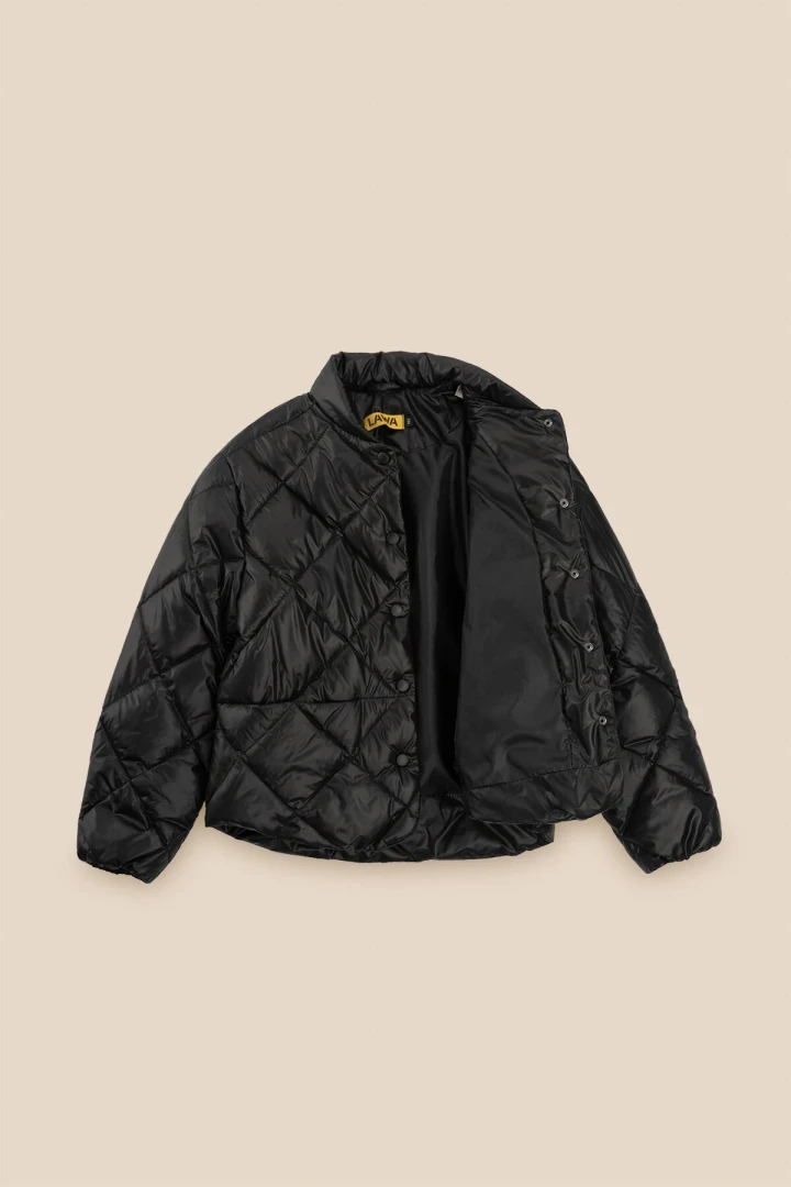 Куртка для дівчинки LAWA GBC02333 134 см Чорний  Фото №0