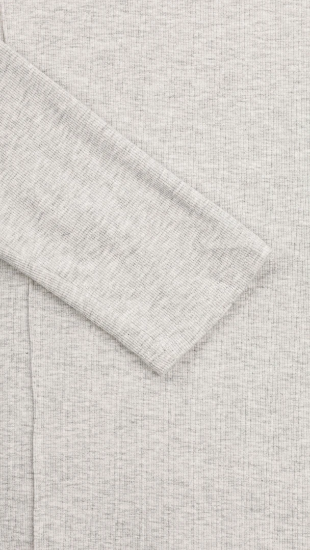 Лонгслив однотонный женский Bclothing 8853 M Светло-серый  Фото №1