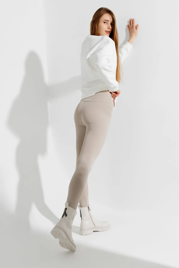 Лосины фитнес женские Cotton Angel 1902 XS Бежевый (2000990425614D)  Фото №5